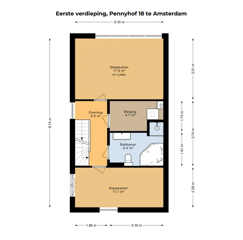 Foto #31 Huurwoning Pennyhof Amsterdam