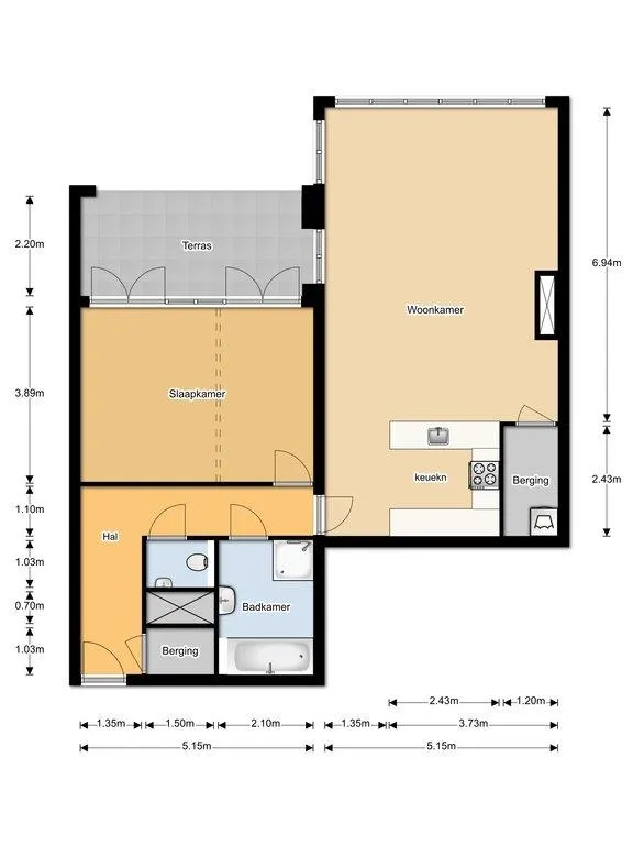 Foto #18 Appartement Saskia van Uijlenburgkade Amsterdam
