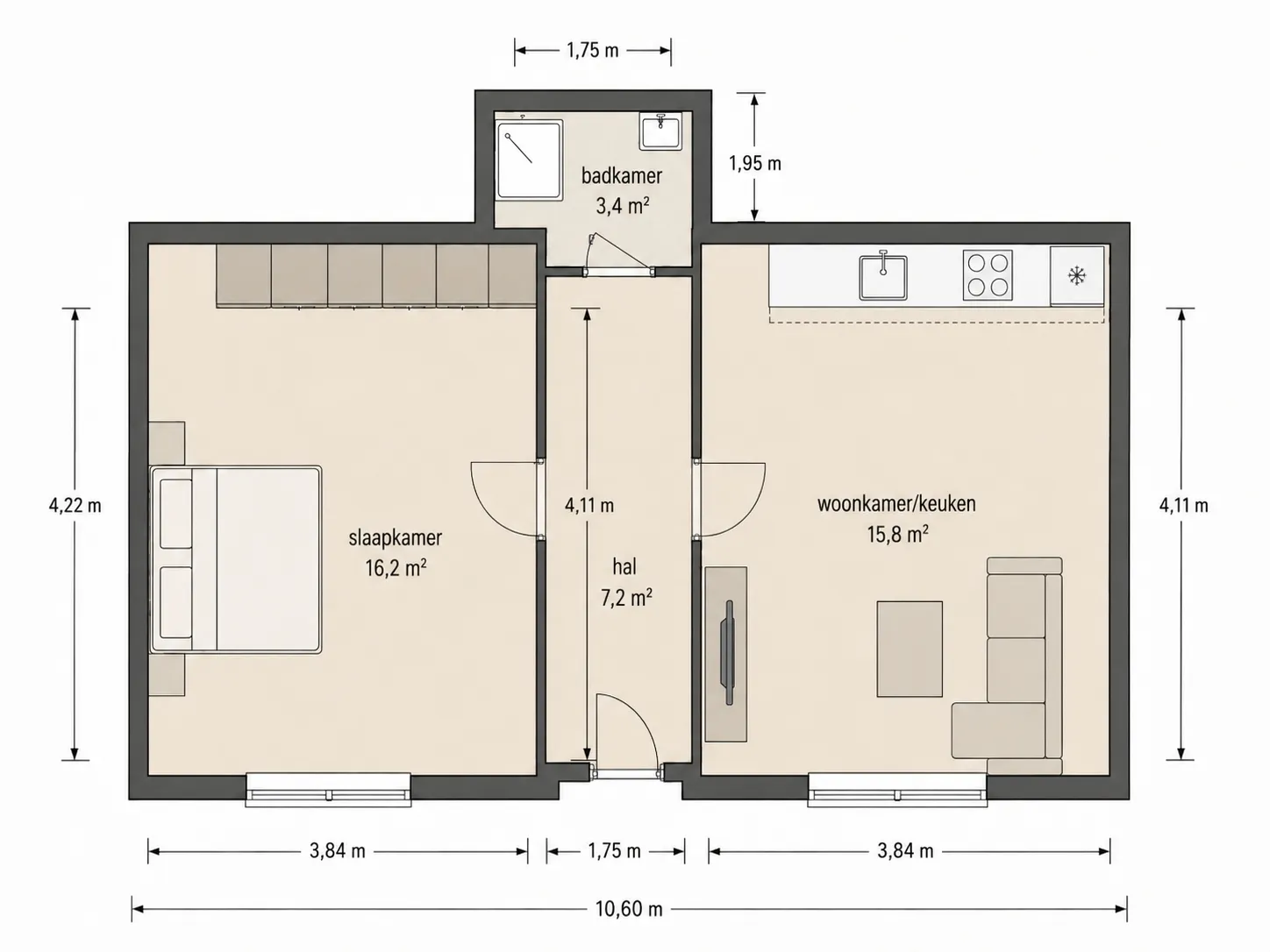Foto #2 Appartement Berg Nuenen