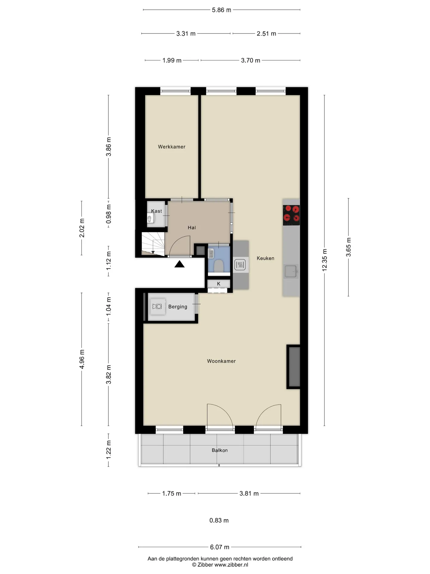 Foto #29 Appartement Daniël Stalpertstraat Amsterdam