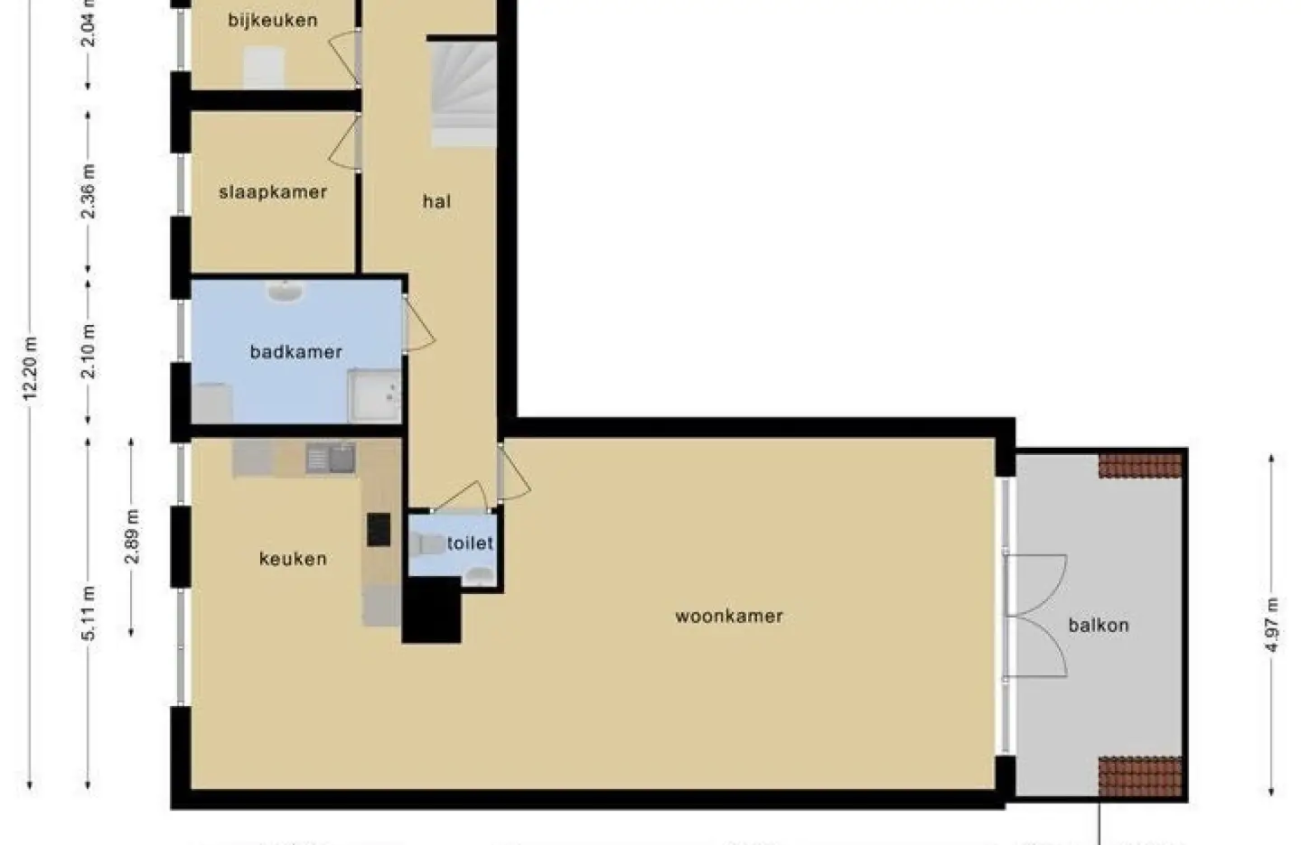 Foto #24 Appartement Molengragte Waalre