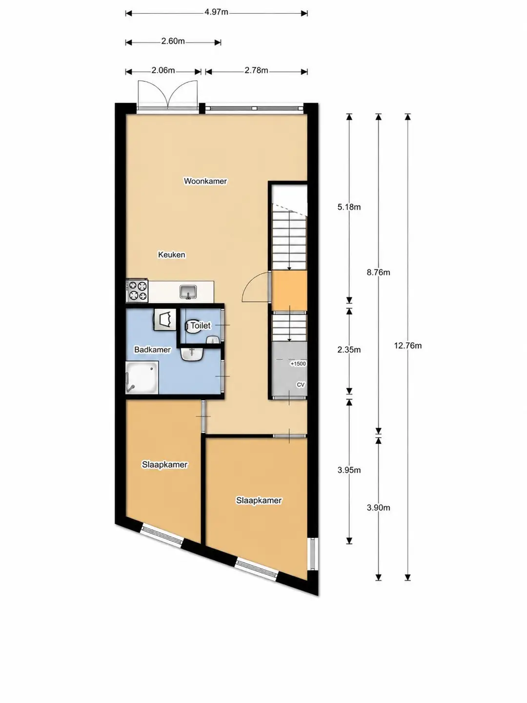 Foto #7 Appartement Spoorstraat Hilversum