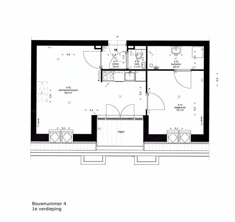 Foto #13 Appartement Korte Voorhouterweg Rijnsburg