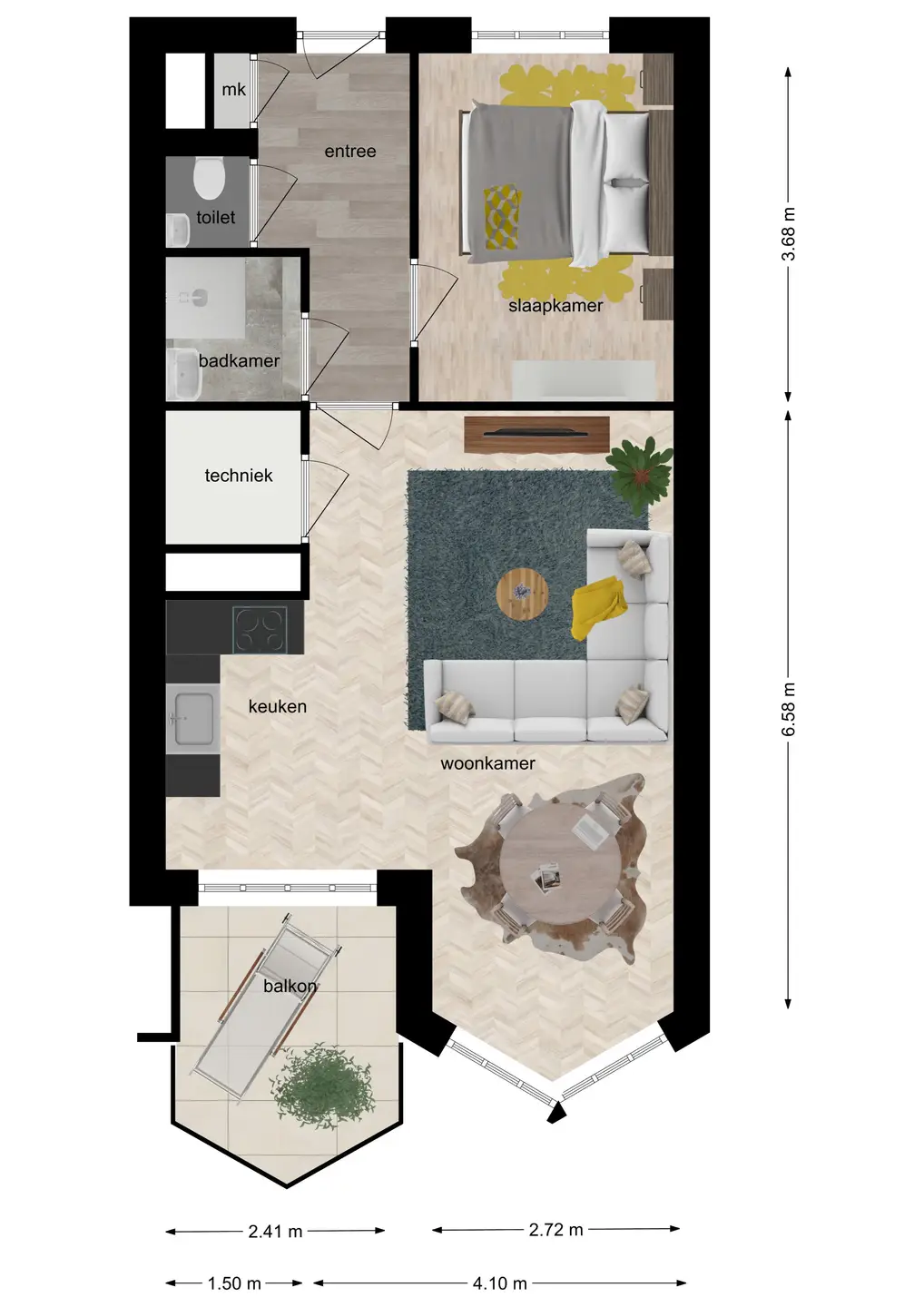 Foto #28 Appartement Voltastraat Maastricht