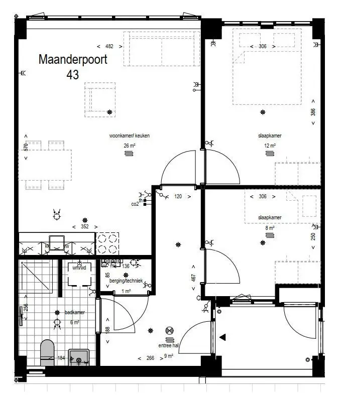 Foto #2 Appartement Maanderpoort Ede