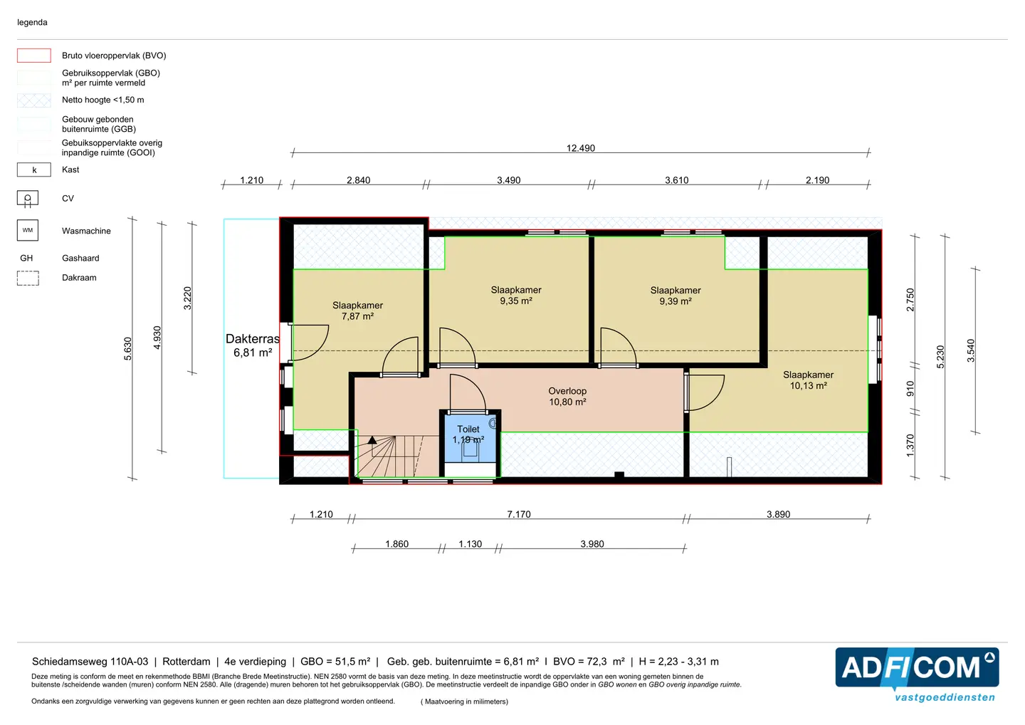 Foto #18 Appartement Schiedamseweg Rotterdam