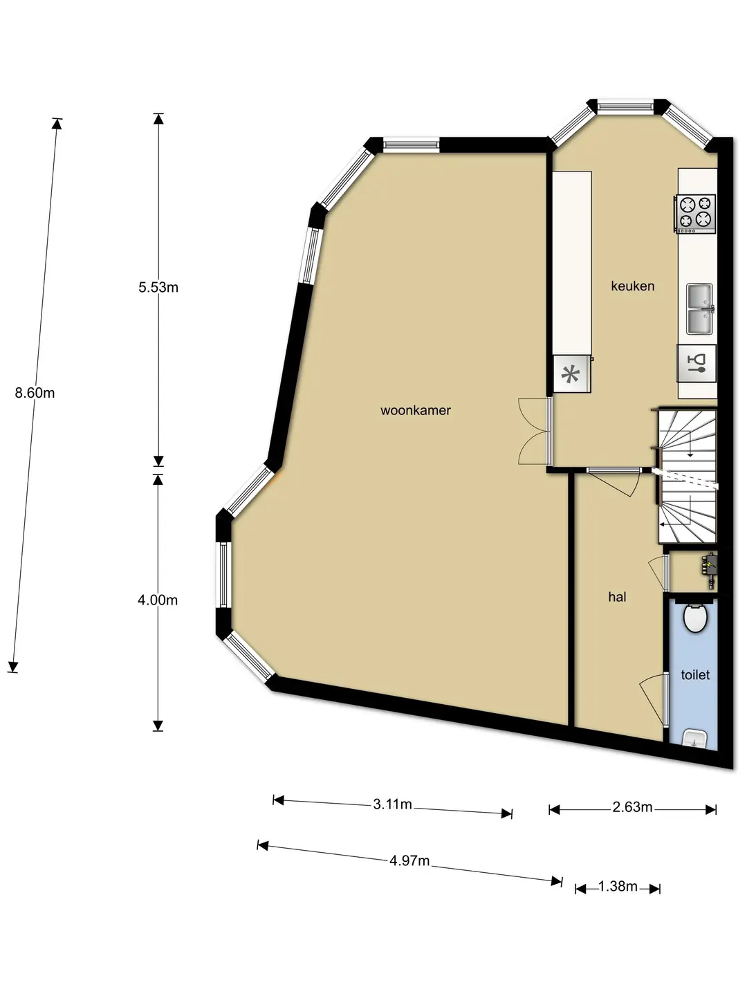 Foto #18 Appartement Bas Jungeriusstraat Rotterdam