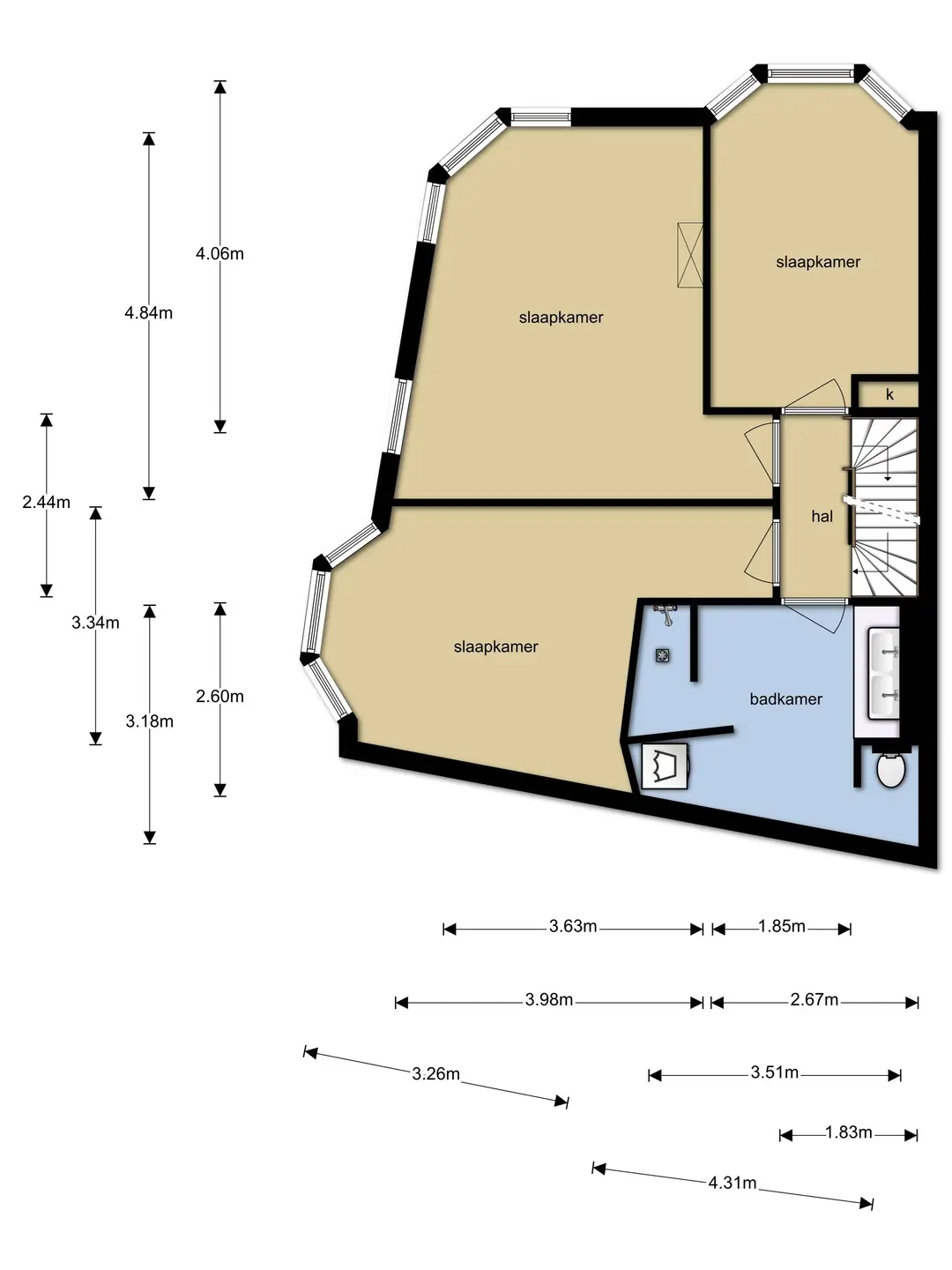 Foto #19 Appartement Bas Jungeriusstraat Rotterdam