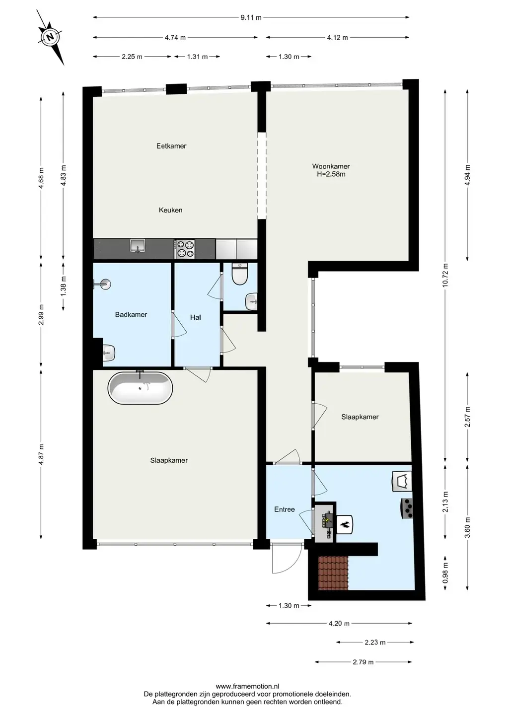 Foto #25 Appartement 's-Gravendijkwal Rotterdam
