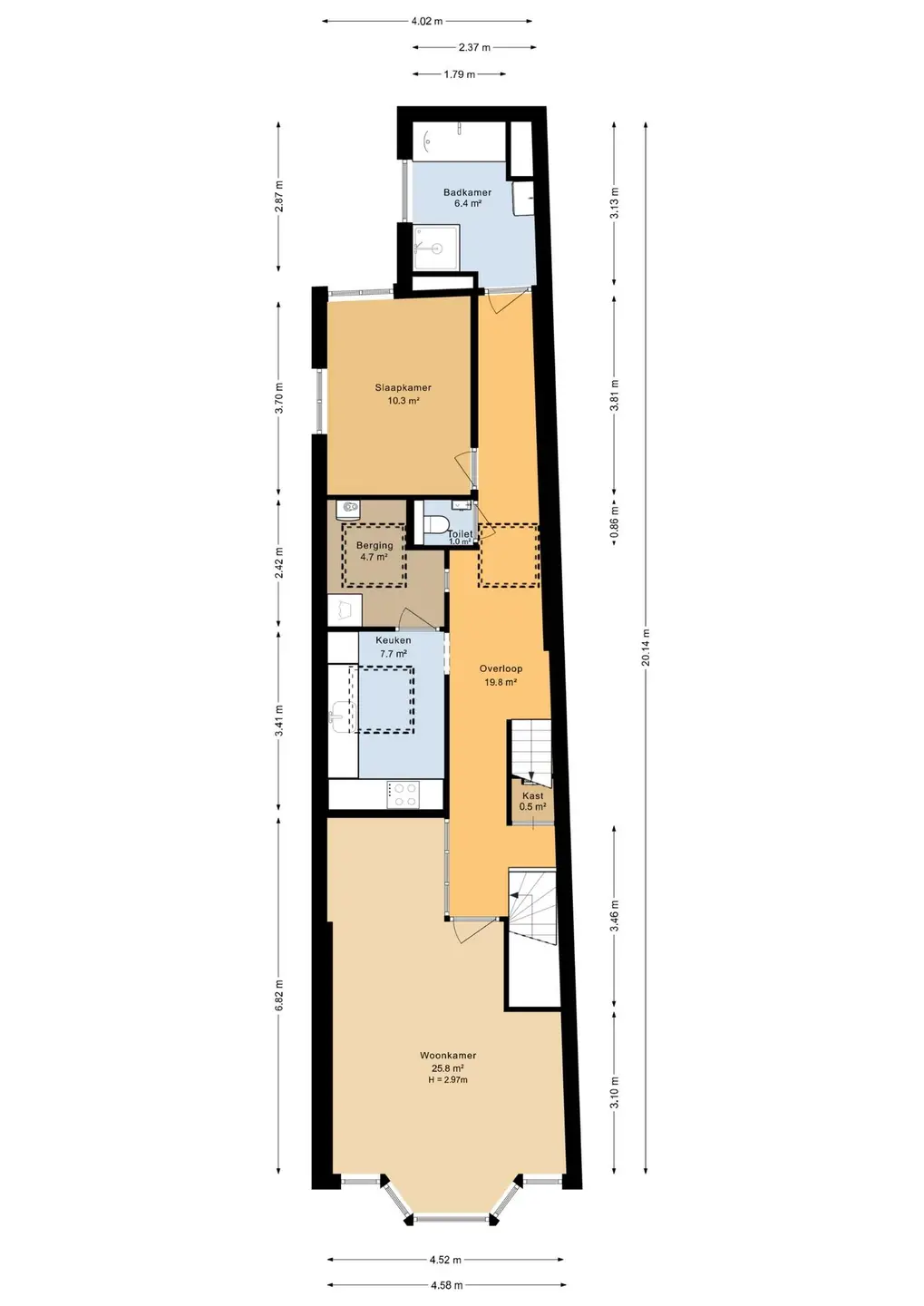 Foto #24 Appartement Akerkhof Groningen