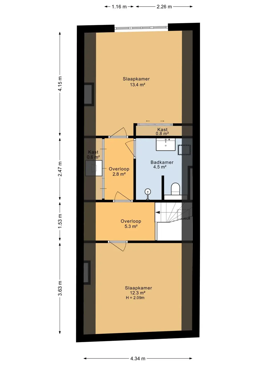 Foto #31 Appartement Oude Waal Amsterdam