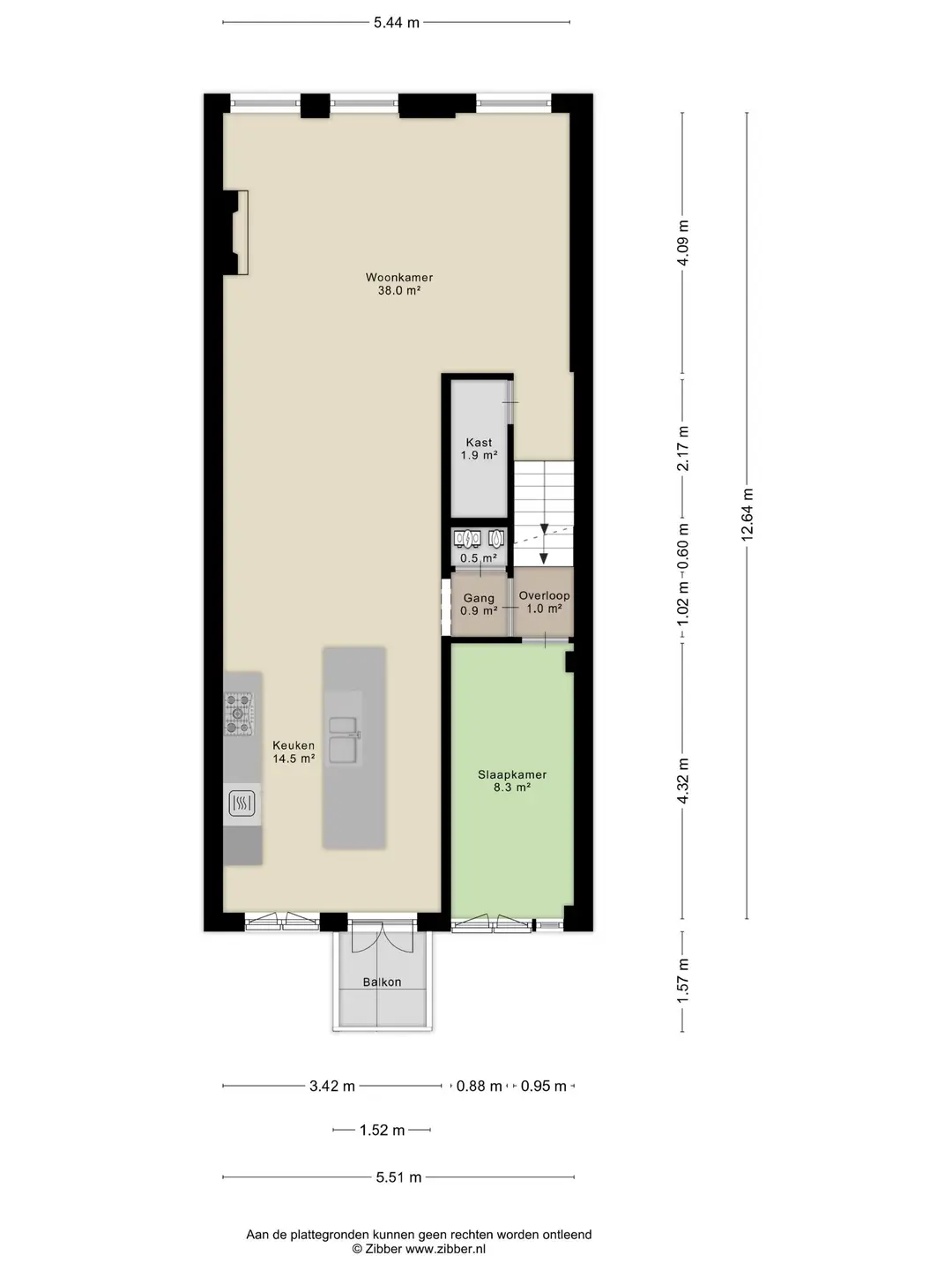 Foto #54 Appartement Marnixkade Amsterdam