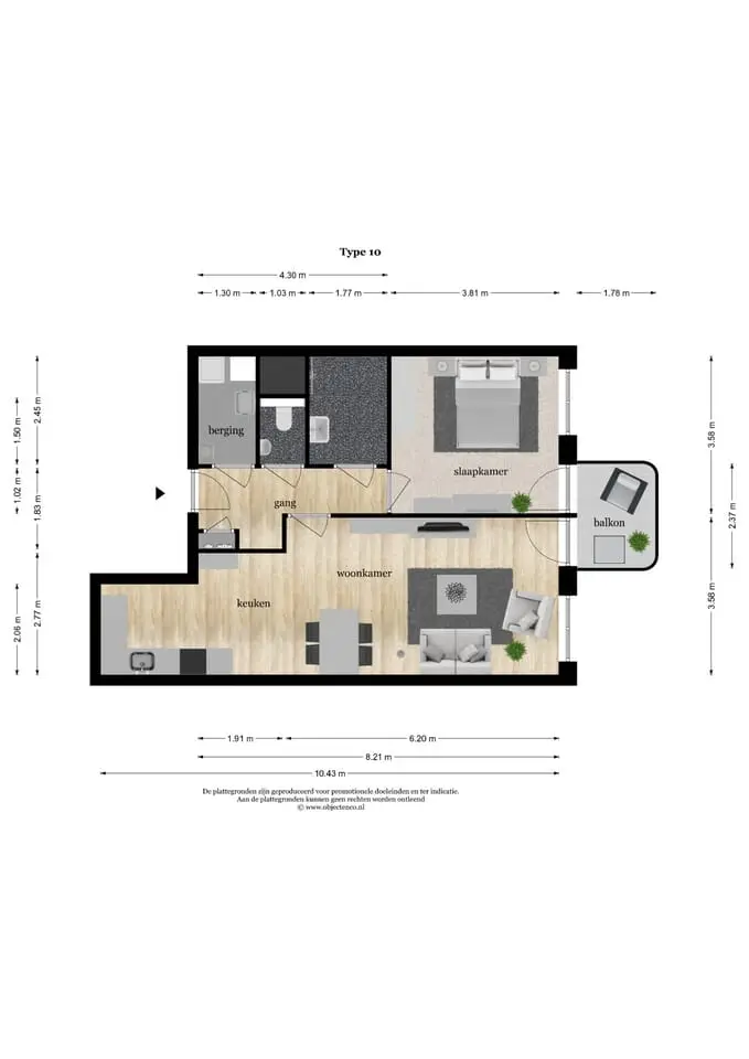 Foto #4 Appartement De Kwinkelier Bilthoven