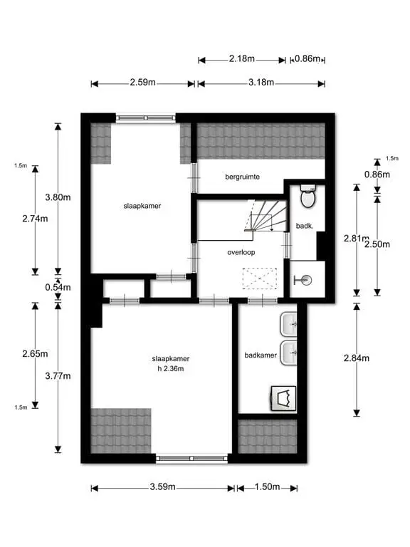 Foto #19 Appartement Mr. Troelstralaan Amstelveen