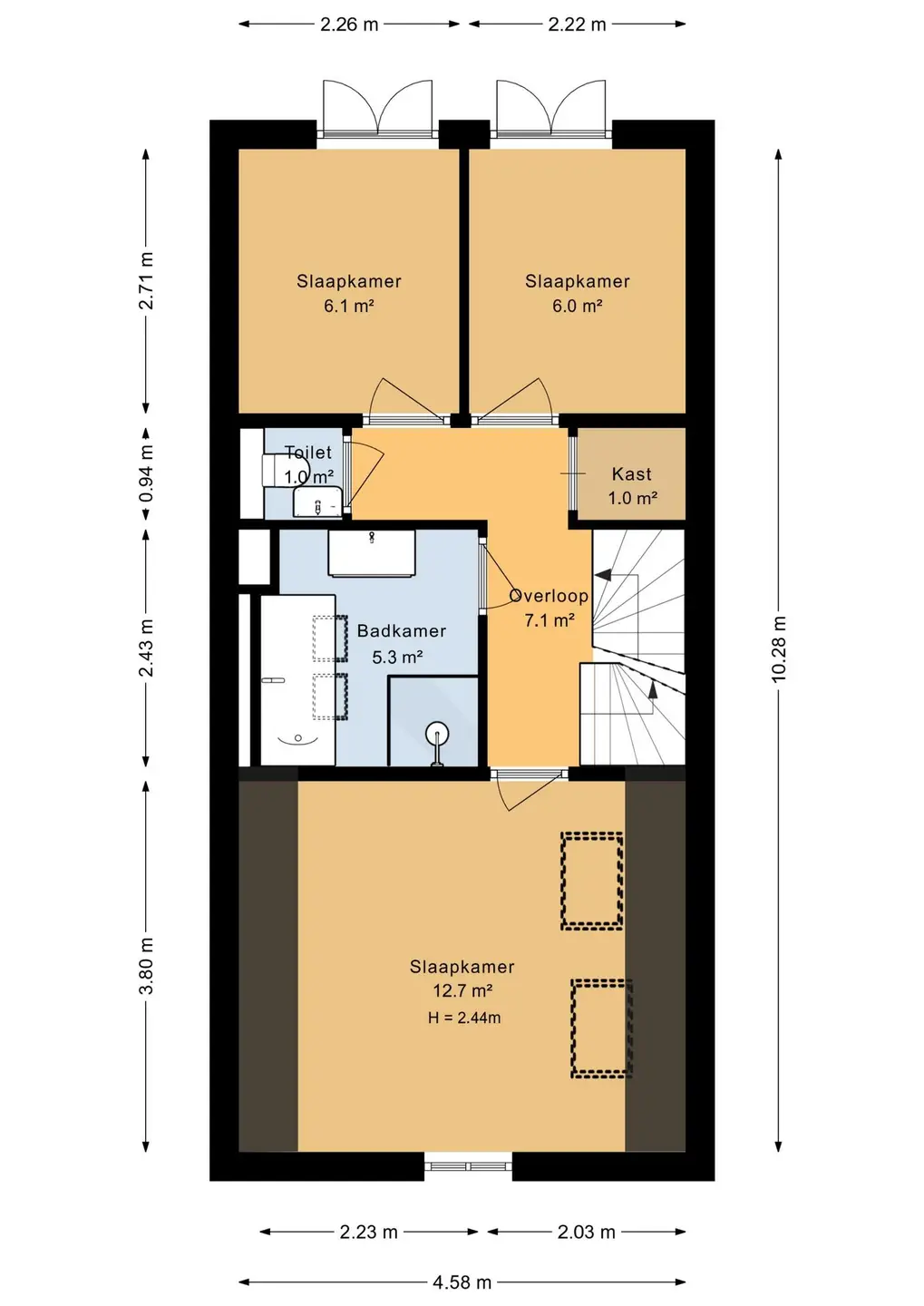 Foto #36 Appartement Westerstraat Amsterdam