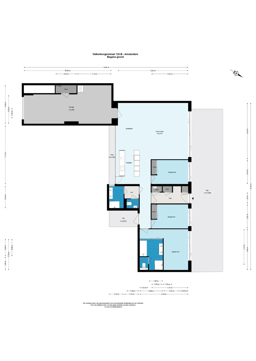 Foto #40 Appartement Valkenburgerstraat Amsterdam
