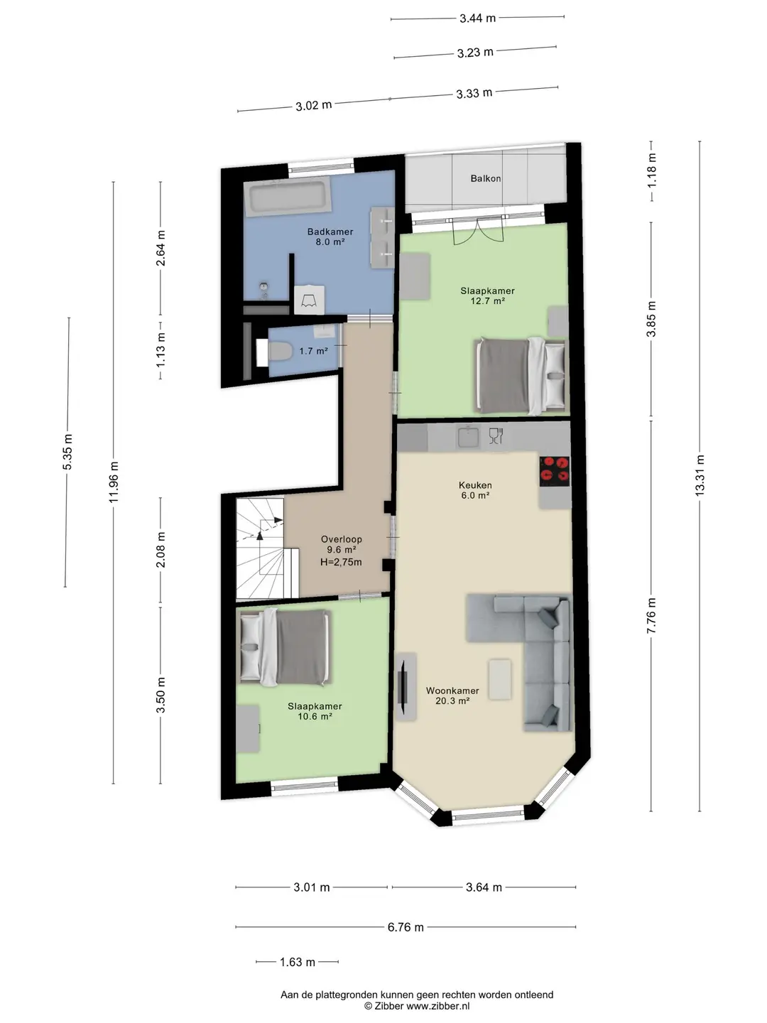 Foto #12 Appartement Hoornbruglaan Rijswijk