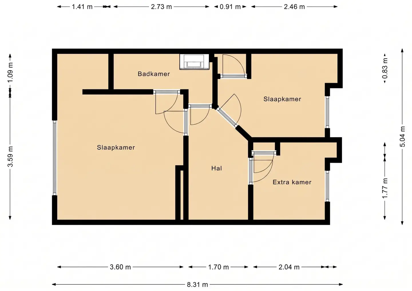 Foto #16 Appartement Karel Doormanstraat Rotterdam