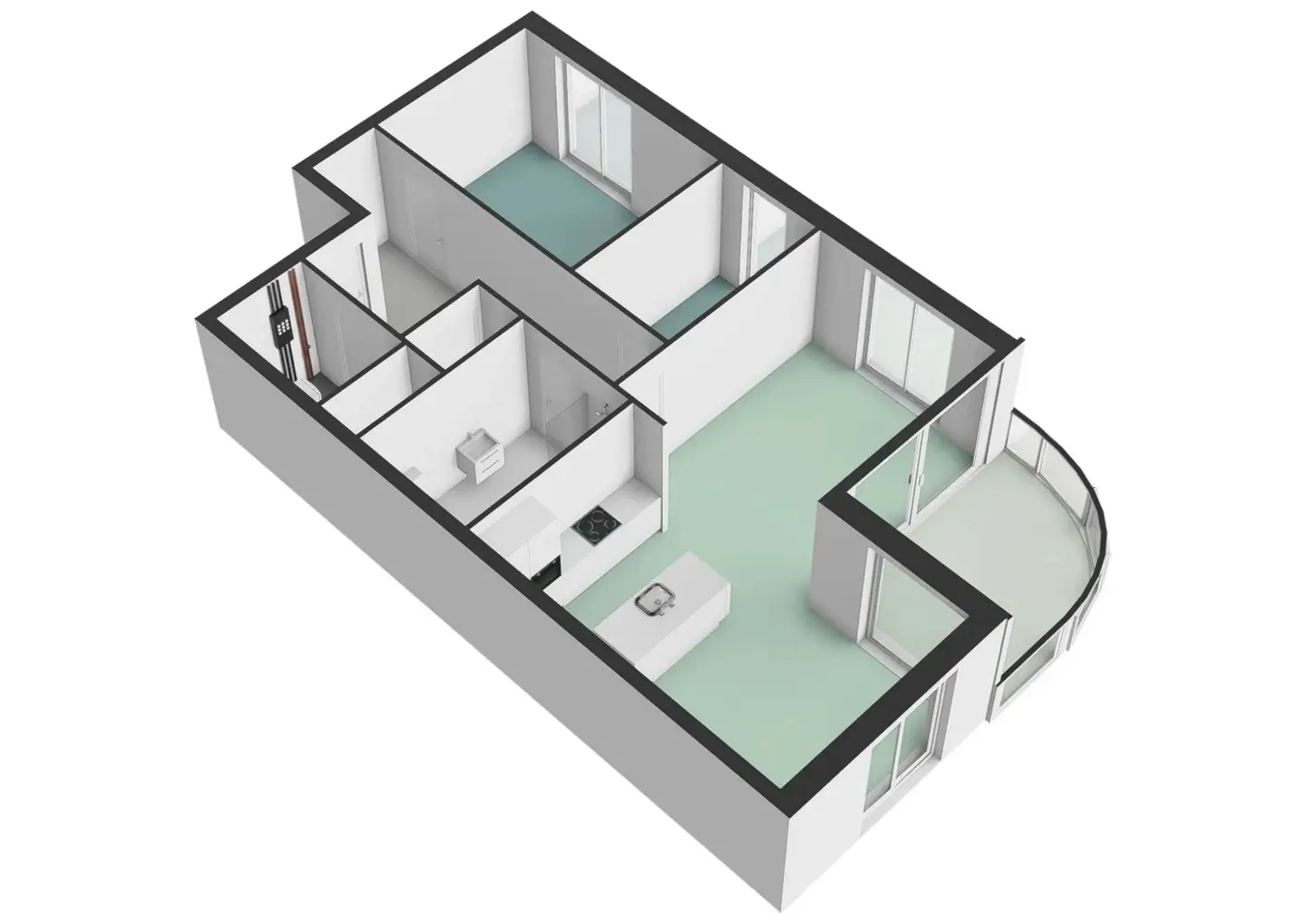 Foto #34 Appartement Berninistraat Rotterdam