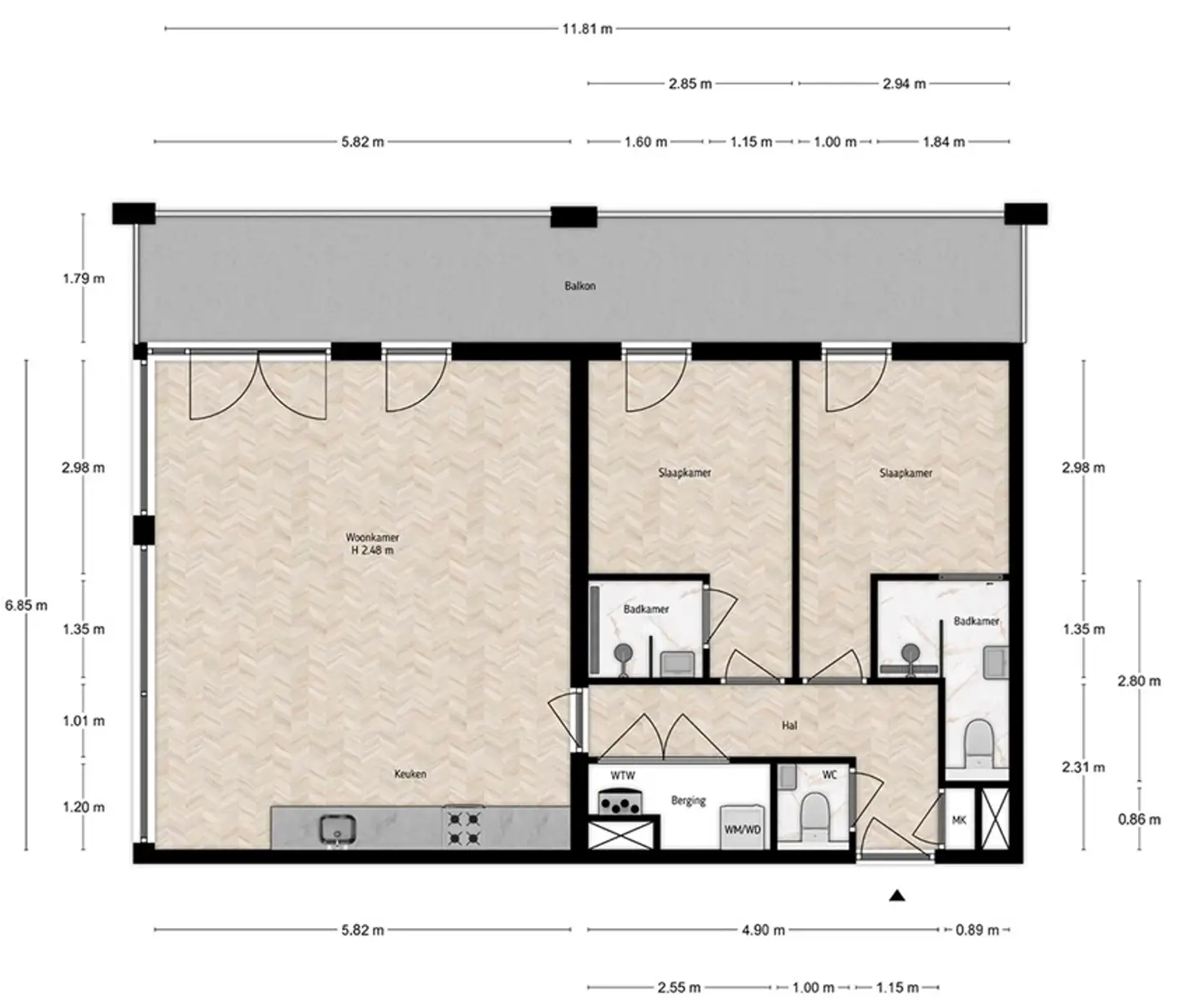 Foto #38 Appartement Willem Parelstraat Amsterdam