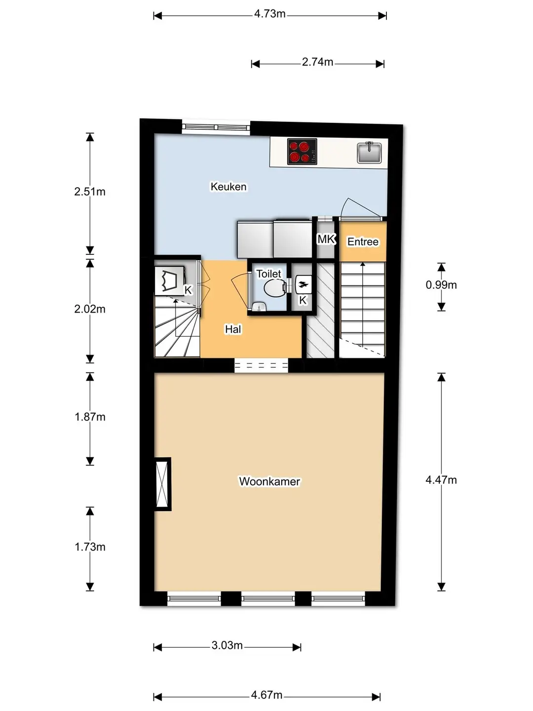 Foto #23 Appartement Papestraat Den Haag