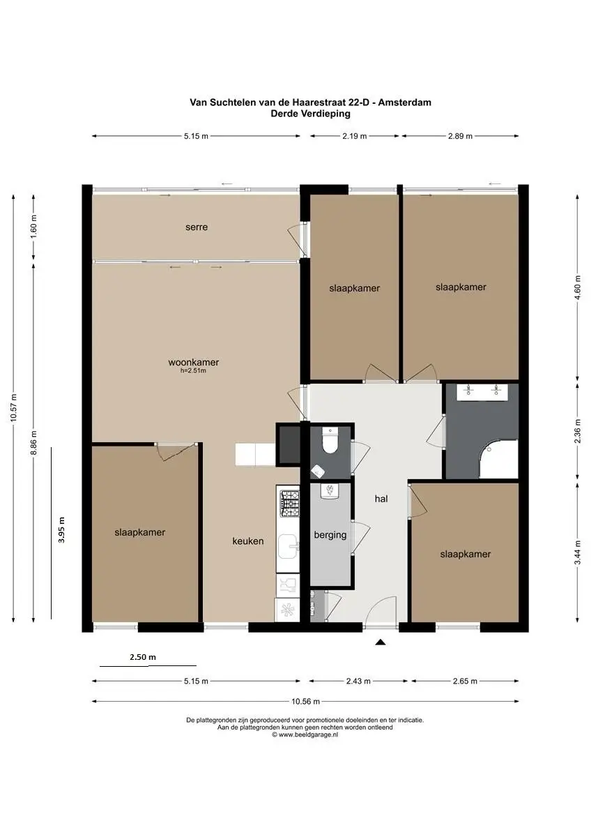 Foto #24 Appartement Van Suchtelen van de Haarestraat Amsterdam