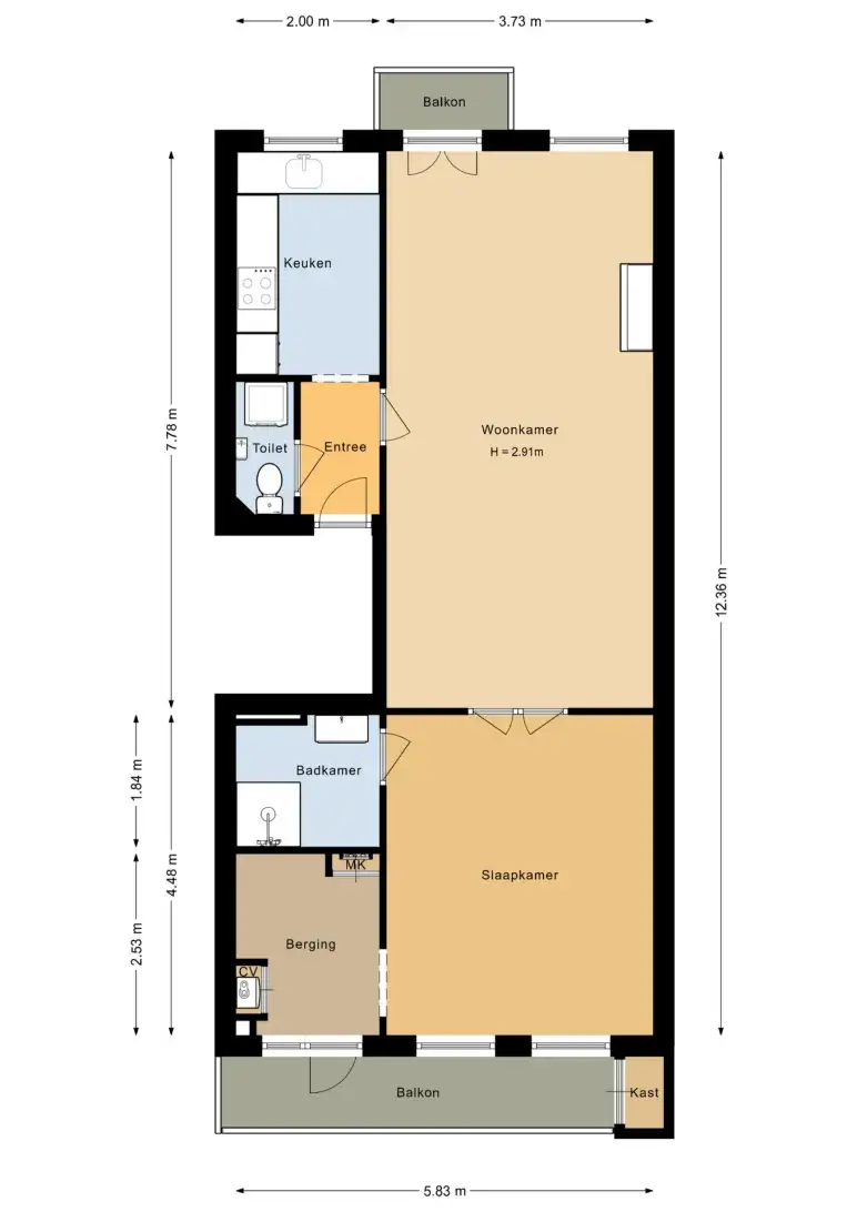 Foto #25 Appartement Ceintuurbaan Amsterdam