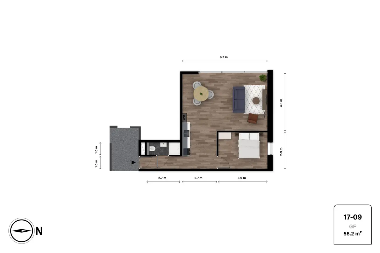 Foto #10 Appartement Stationsstraat Tilburg
