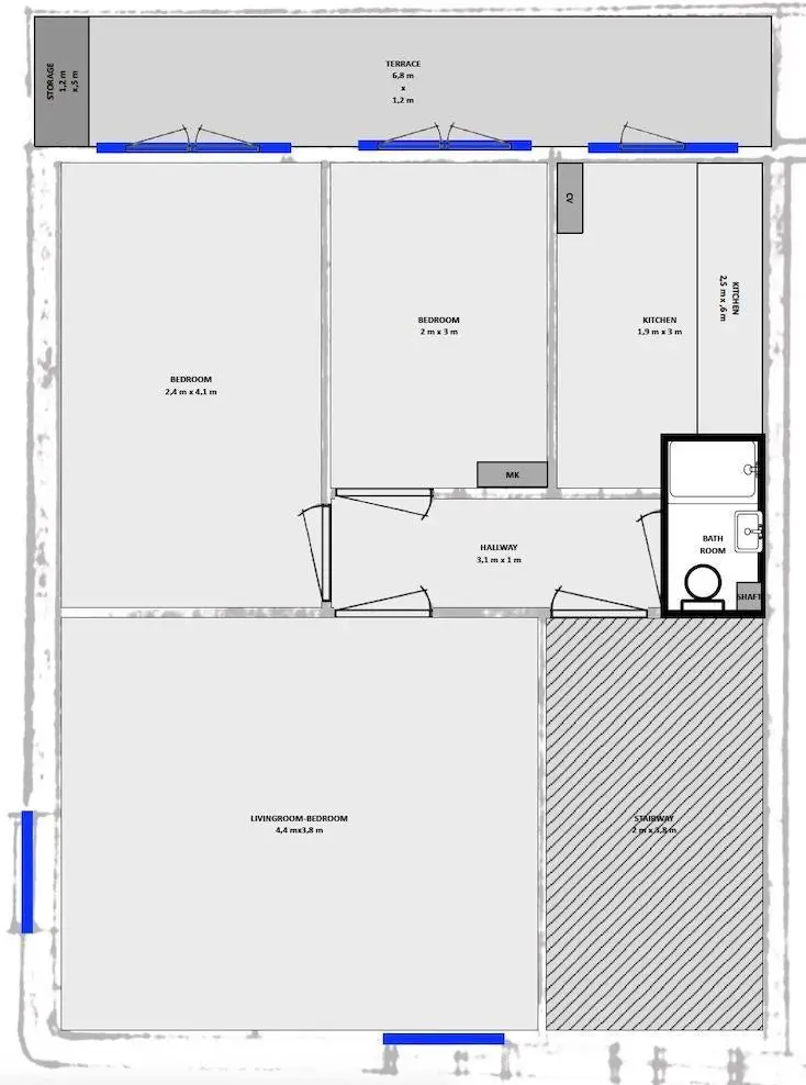 Foto #9 Appartement Jan van Galenstraat Amsterdam