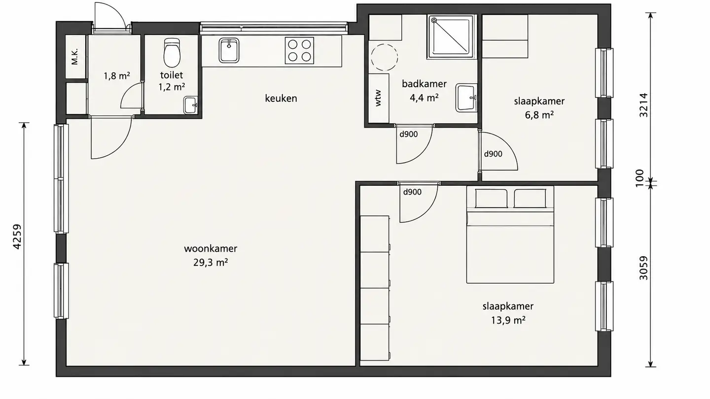 Foto #1 Appartement Berg Nuenen