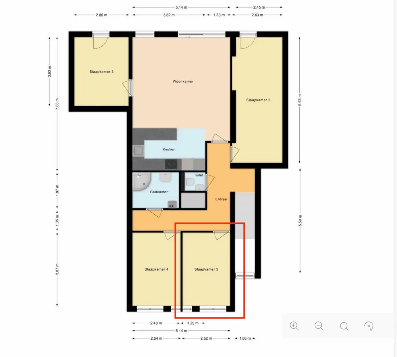 Foto #13 Kamer Klaas Katerstraat Amsterdam