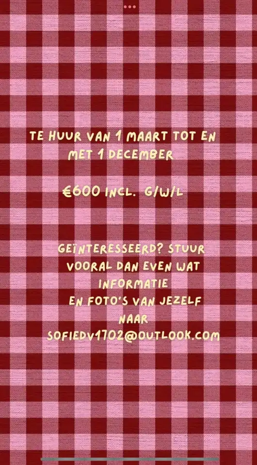 Kamer Foto #0 te huur bij Huurstunt