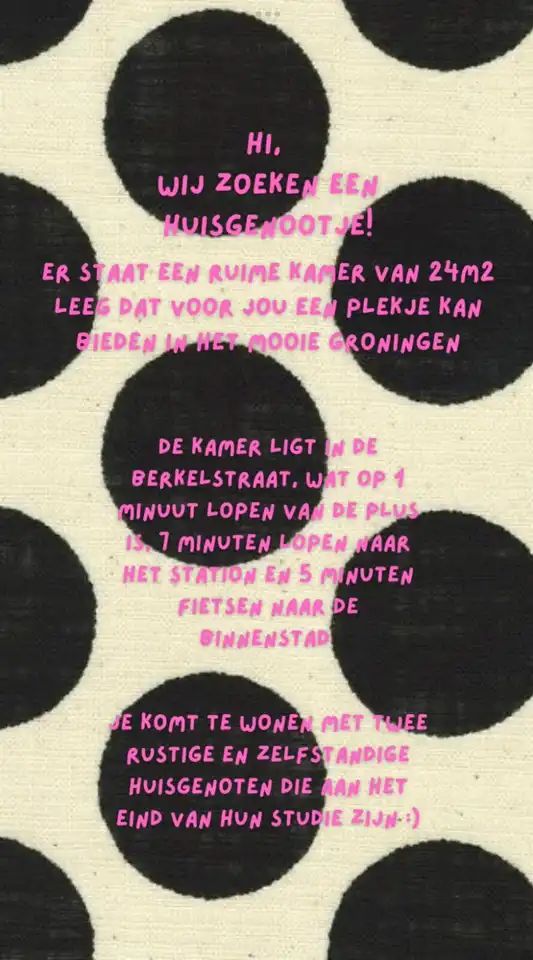 Kamer Foto #1 te huur bij Huurstunt