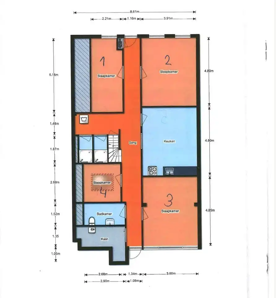 Foto #2 Kamer Gasthuisring Tilburg