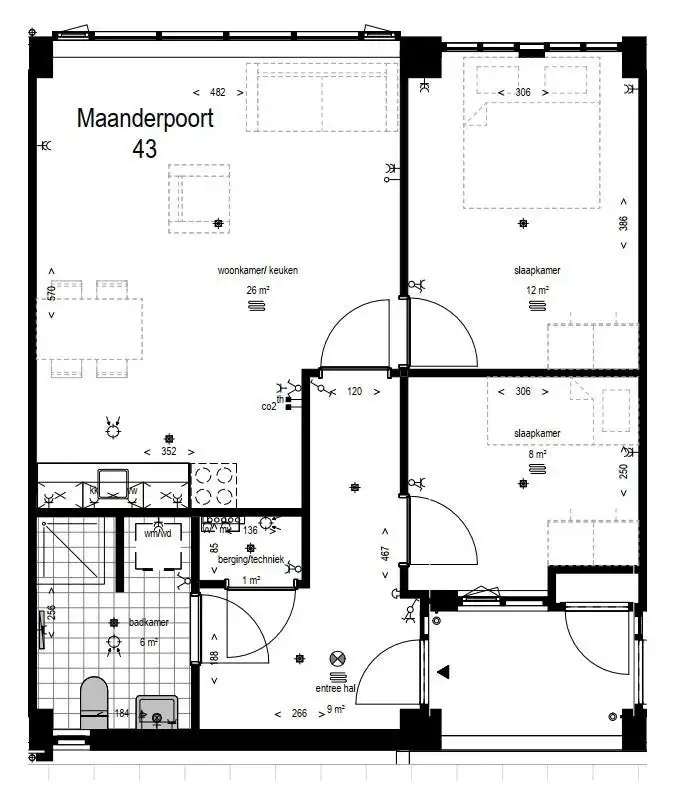 Foto #2 Appartement Maanderpoort Ede